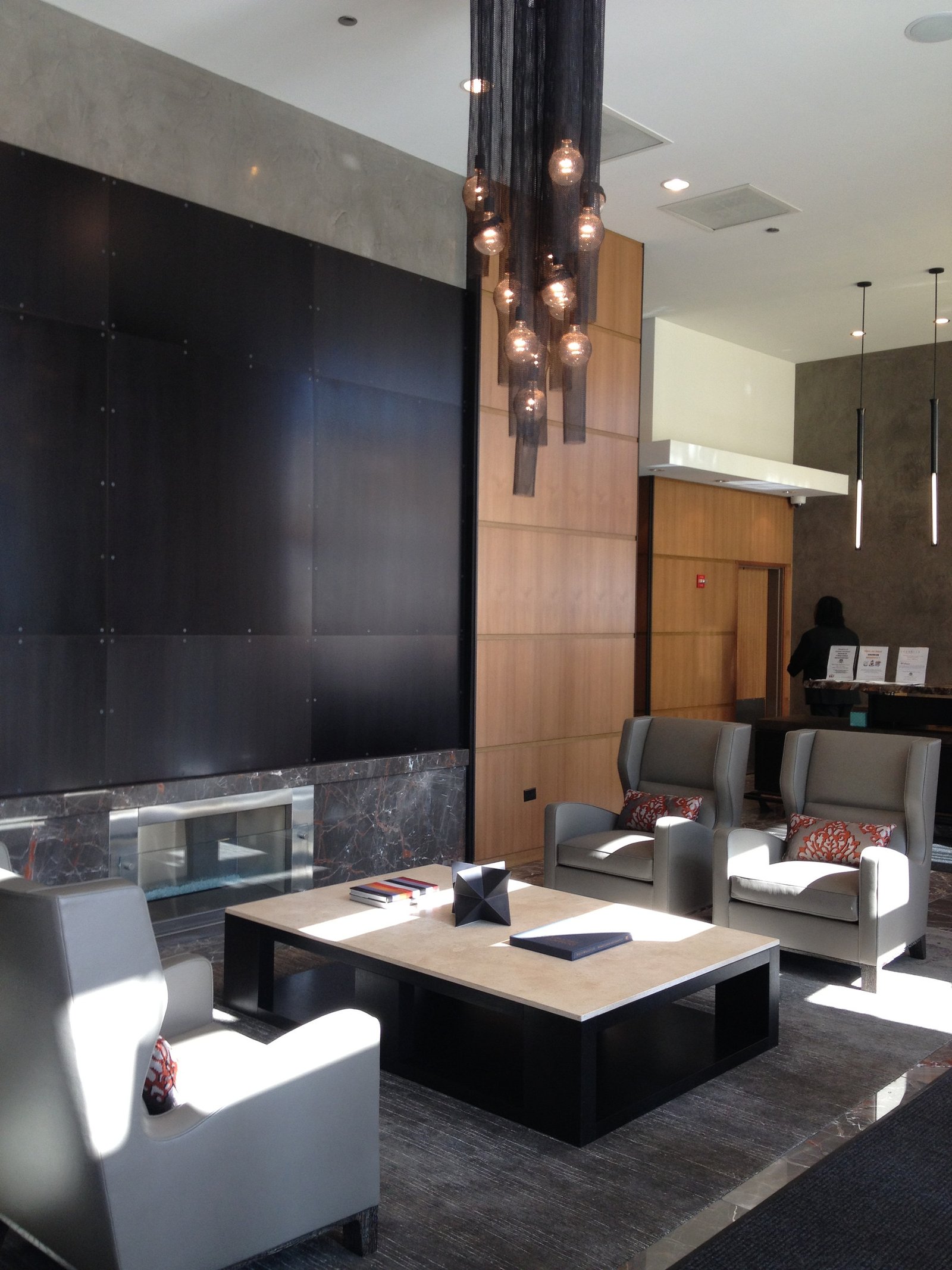 Chandler Lobby, Chicago, IL — architecture and interior design by Darcy Bonner