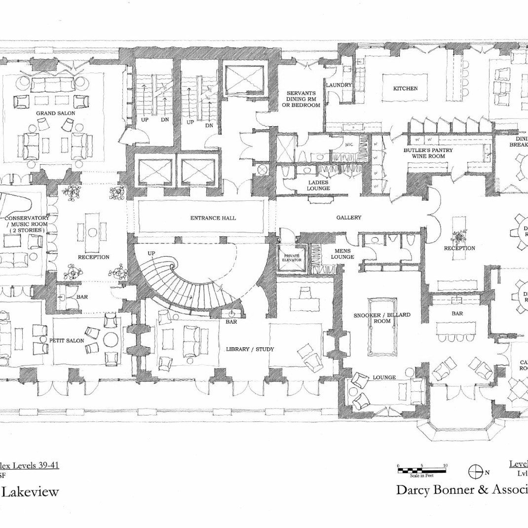 2550 North Lakeview Penthouse, Chicago, IL — architecture and interior design by Darcy Bonner
