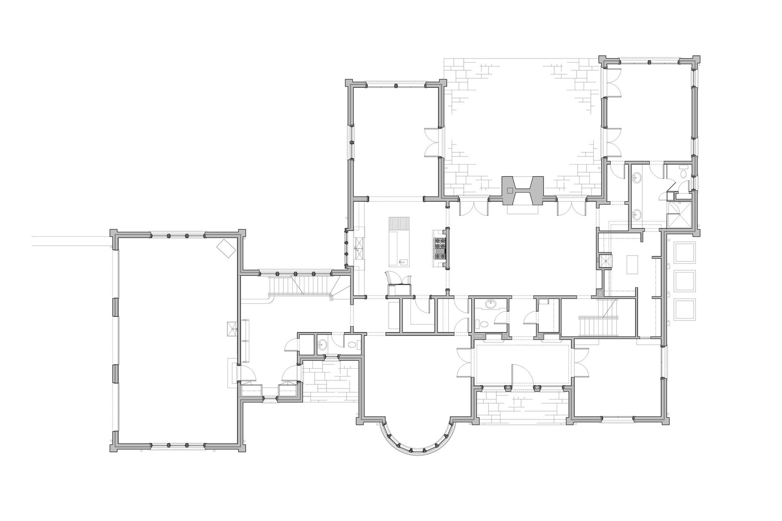 West Lake Forest Residence, Lake Forest, IL — architecture and interior design by Darcy Bonner